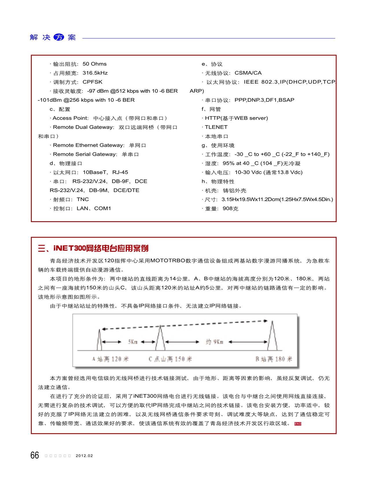 用iNET300网络电台构建Motorola多基站漫游数字同播系统的无线数据链(图3)