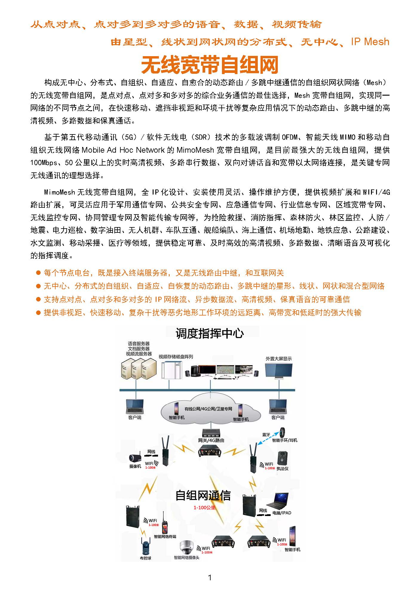 无线宽带自组网综述、技术及应用(图2)